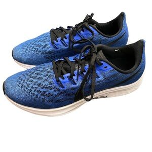Nike Zoom Pegasus 36 Blue Sneakers Size 7.5 AQ2203-400